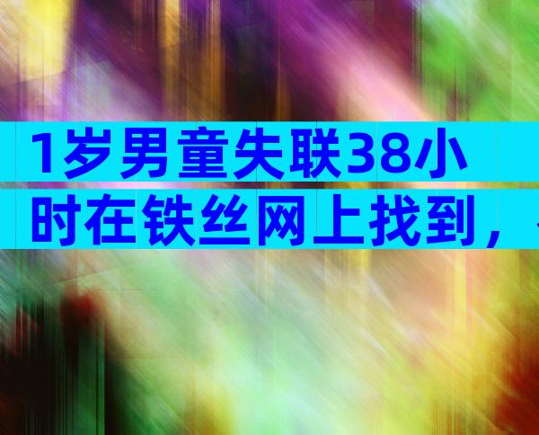 1岁男童失联38小时在铁丝网上找到，在高速铁丝网上找到