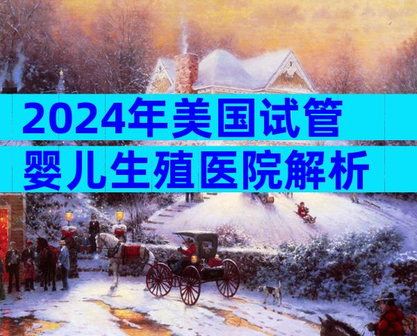 2024年美国试管婴儿生殖医院解析