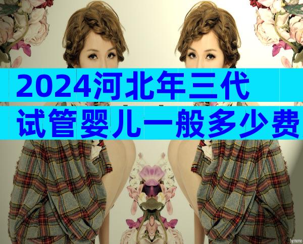 2024河北年三代试管婴儿一般多少费用？可以走医保吗？