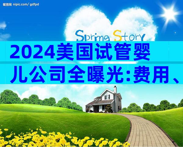 2024美国试管婴儿公司全曝光:费用、流程与成功率大比拼