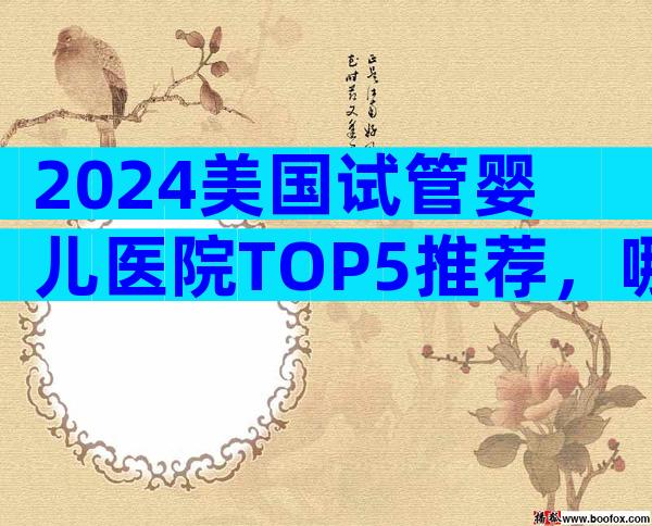 2024美国试管婴儿医院TOP5推荐，哪家最值得中国家庭选择？