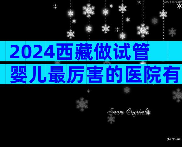 2024西藏做试管婴儿最厉害的医院有哪些名单