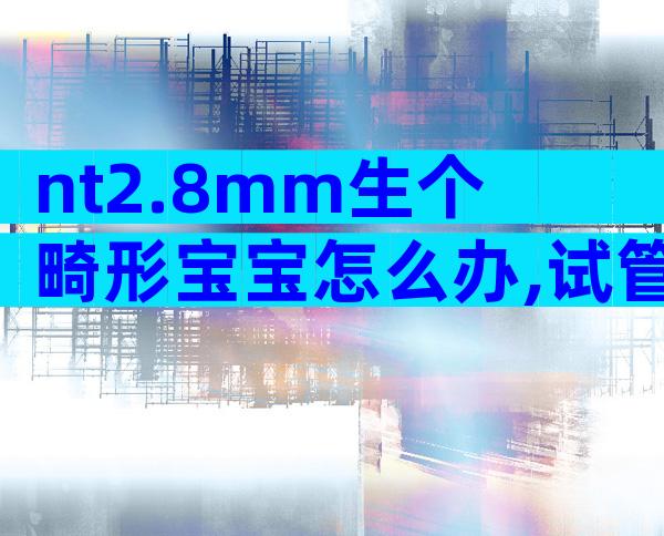 nt2.8mm生个畸形宝宝怎么办,试管婴儿生的孩子有畸形吗？