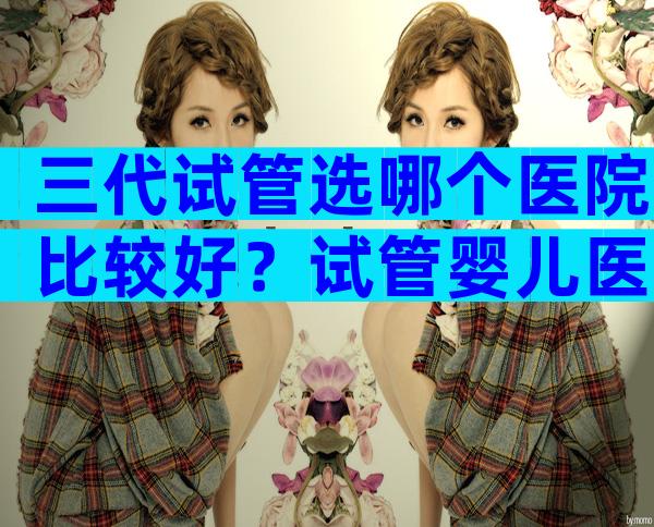 三代试管选哪个医院比较好？试管婴儿医院全国排名情况