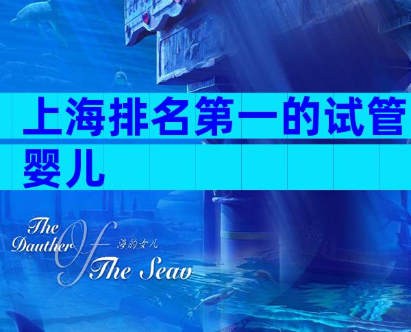 上海排名第一的试管婴儿