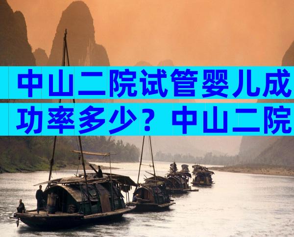 中山二院试管婴儿成功率多少？中山二院试管婴儿费用