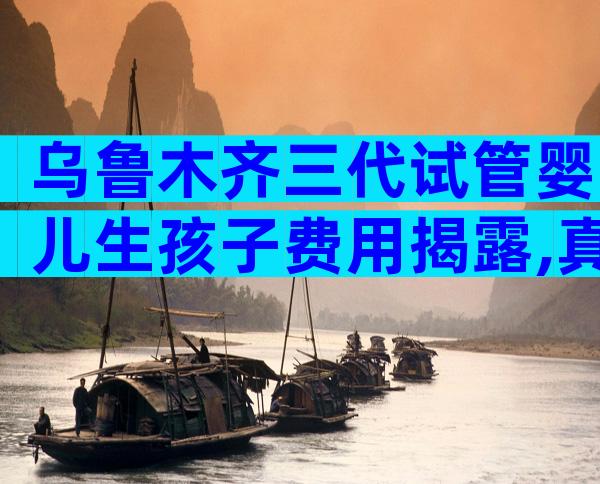 乌鲁木齐三代试管婴儿生孩子费用揭露,真实费用参考