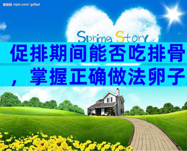 促排期间能否吃排骨，掌握正确做法卵子质量看得见