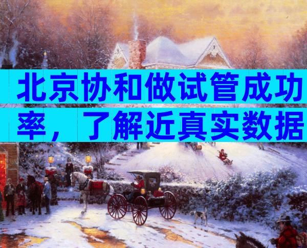 北京协和做试管成功率，了解近真实数据让你更安心。