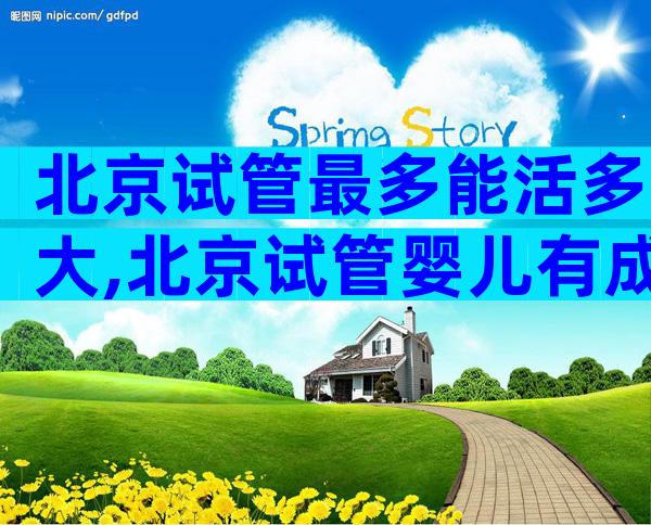 北京试管最多能活多大,北京试管婴儿有成功