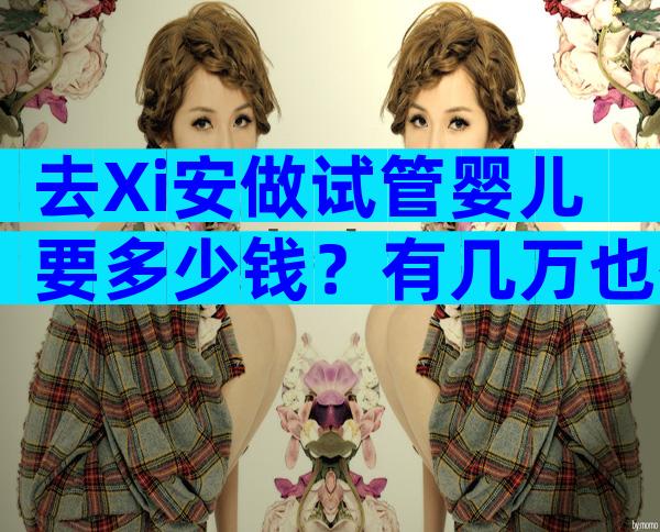 去Xi安做试管婴儿要多少钱？有几万也有几十万！