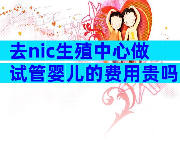 去nic生殖中心做试管婴儿的费用贵吗，贵在哪里？