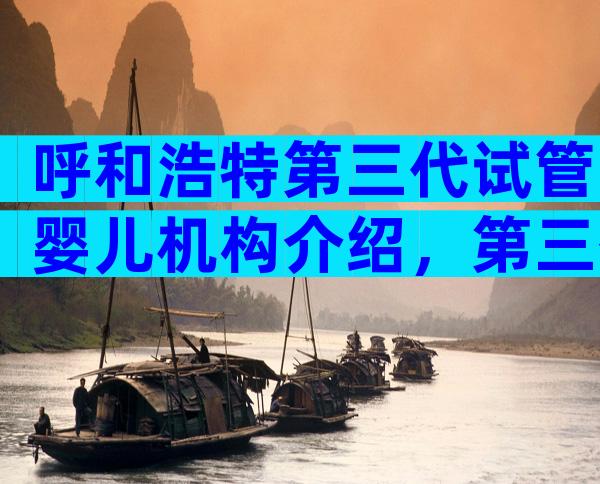 呼和浩特第三代试管婴儿机构介绍，第三代试管医院