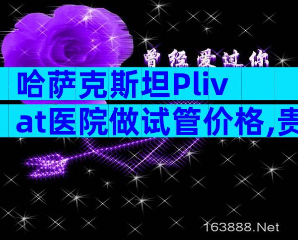 哈萨克斯坦Plivat医院做试管价格,贵不贵的主要看自己!