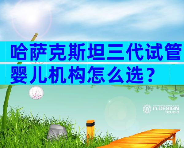哈萨克斯坦三代试管婴儿机构怎么选？