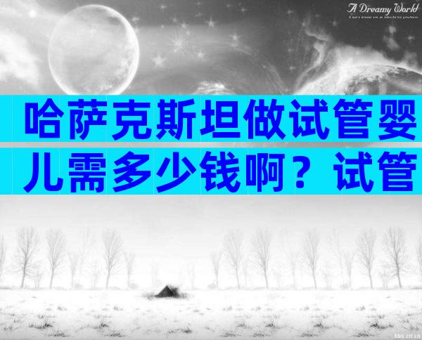 哈萨克斯坦做试管婴儿需多少钱啊？试管婴儿步骤怎样？