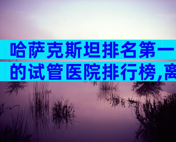 哈萨克斯坦排名第一的试管医院排行榜,离不开这2大依据