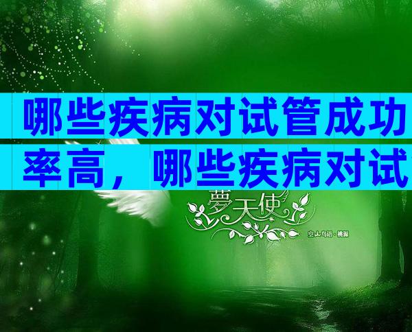 哪些疾病对试管成功率高，哪些疾病对试管成功率高的影响