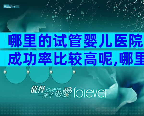 哪里的试管婴儿医院成功率比较高呢,哪里的试管婴儿医院成功率比较高呢