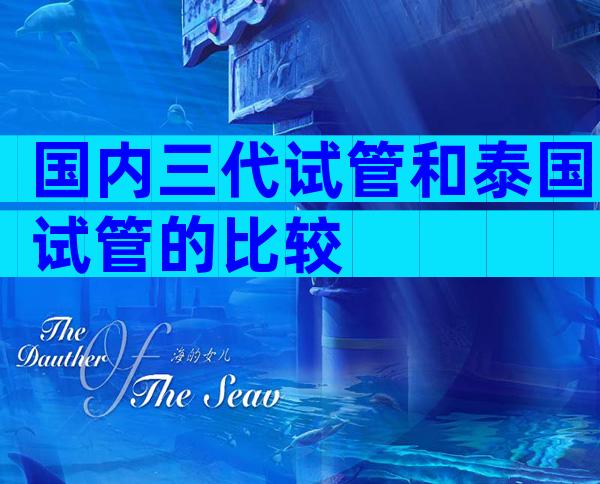 国内三代试管和泰国试管的比较