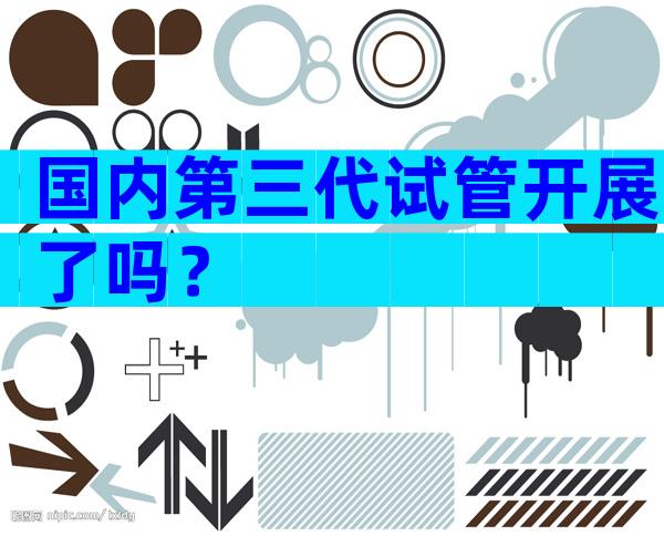 国内第三代试管开展了吗？