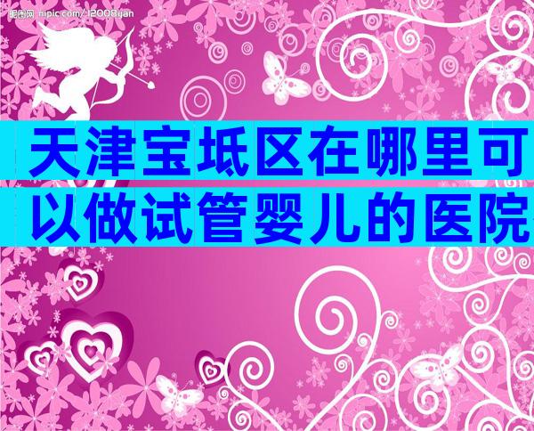 天津宝坻区在哪里可以做试管婴儿的医院有哪些呢？