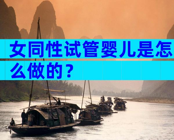 女同性试管婴儿是怎么做的？
