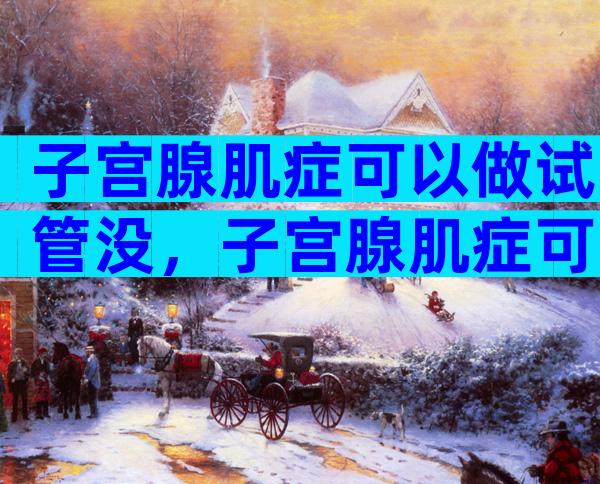 子宫腺肌症可以做试管没，子宫腺肌症可以试管吗