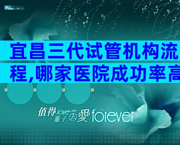 宜昌三代试管机构流程,哪家医院成功率高一清二楚