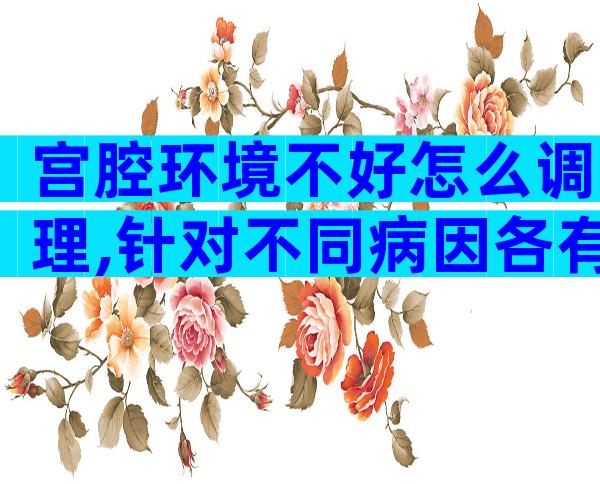 宫腔环境不好怎么调理,针对不同病因各有改善方法!