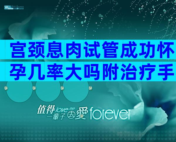 宫颈息肉试管成功怀孕几率大吗附治疗手段及成功经验