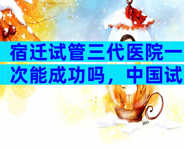 宿迁试管三代医院一次能成功吗，中国试管医院有哪些