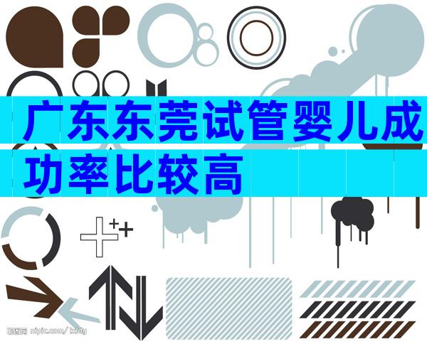 广东东莞试管婴儿成功率比较高