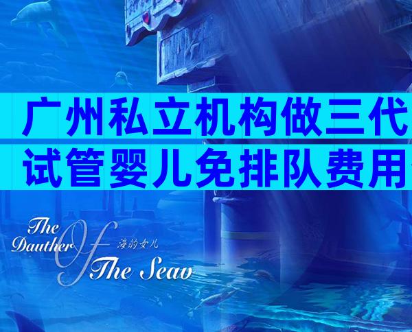 广州私立机构做三代试管婴儿免排队费用介绍,附生孩子总共费用