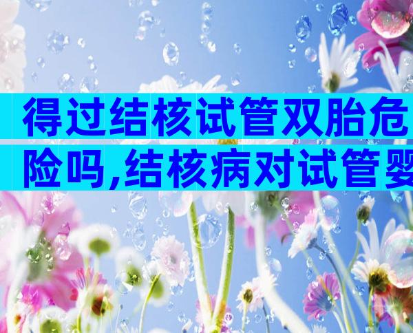 得过结核试管双胎危险吗,结核病对试管婴儿的影响怀孕吗