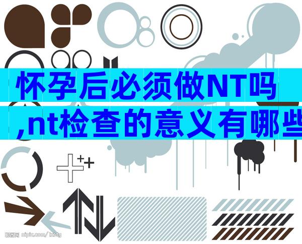 怀孕后必须做NT吗,nt检查的意义有哪些