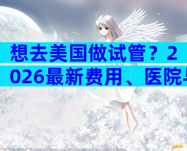 想去美国做试管？2026最新费用、医院与流程全解析