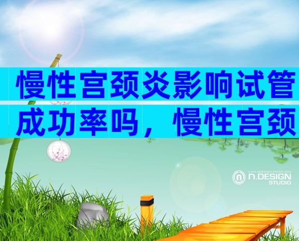 慢性宫颈炎影响试管成功率吗，慢性宫颈炎对试管的影响程度及调理措施