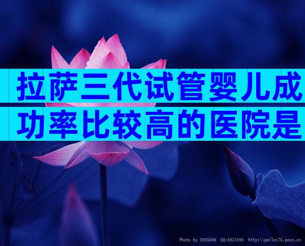 拉萨三代试管婴儿成功率比较高的医院是哪家？