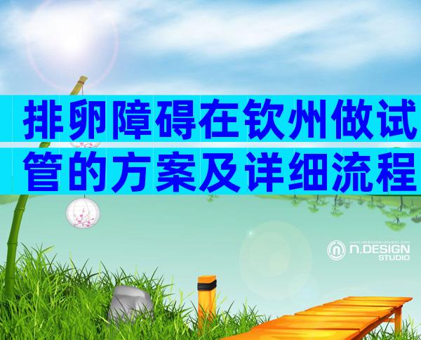 排卵障碍在钦州做试管的方案及详细流程