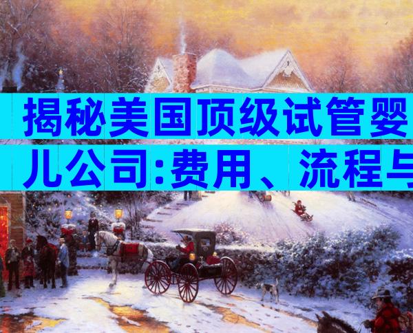 揭秘美国顶级试管婴儿公司:费用、流程与成功率大公开
