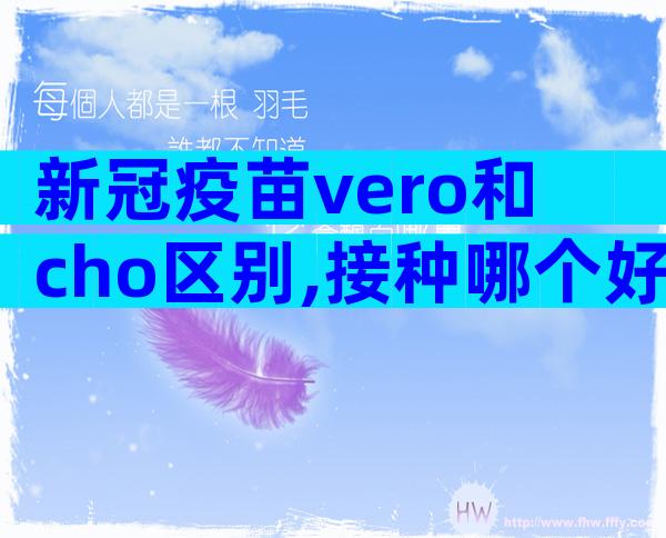 新冠疫苗vero和cho区别,接种哪个好对比后便知晓
