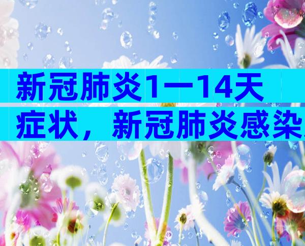 新冠肺炎1一14天症状，新冠肺炎感染后会出现什么症状？