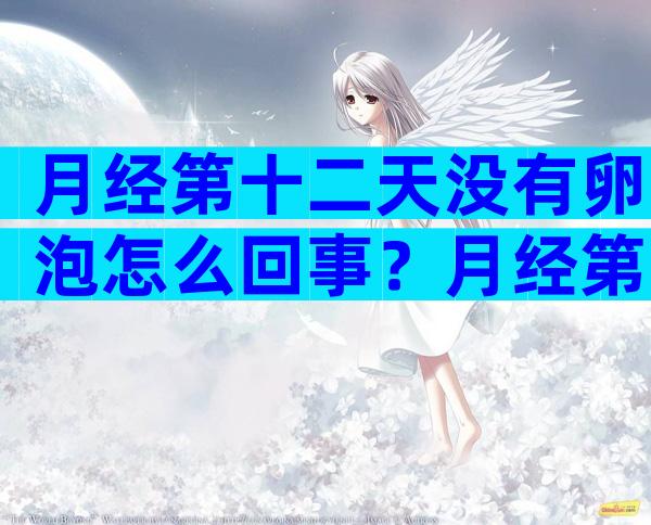 月经第十二天没有卵泡怎么回事？月经第十二天卵泡12×7