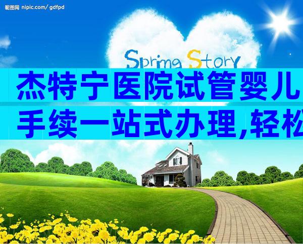 杰特宁医院试管婴儿手续一站式办理,轻松完成全过程!