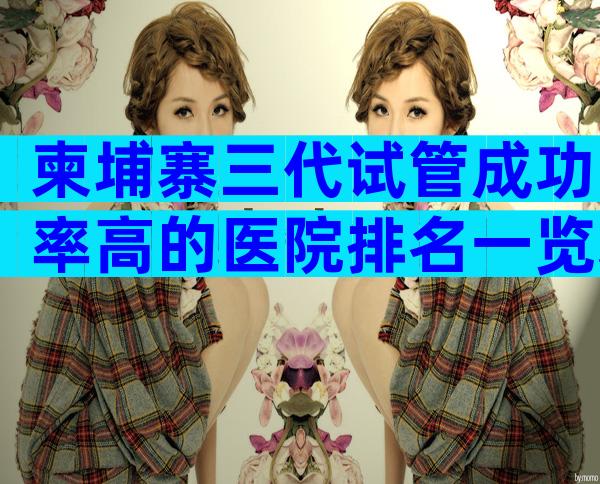 柬埔寨三代试管成功率高的医院排名一览表，仅2家医院能做三代