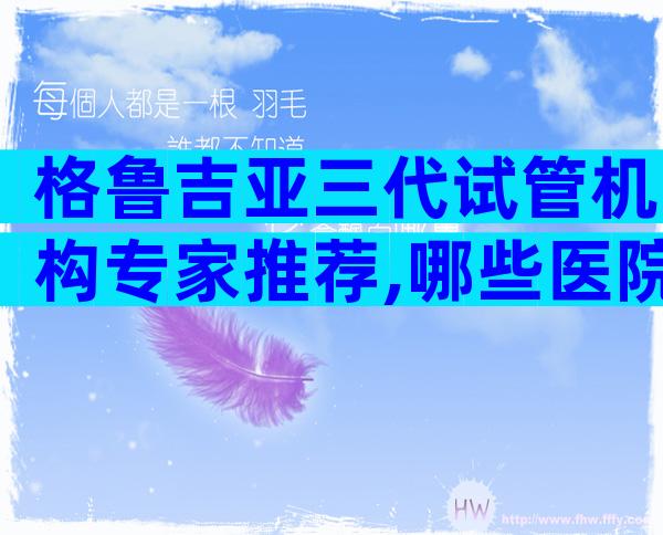 格鲁吉亚三代试管机构专家推荐,哪些医院口碑好
