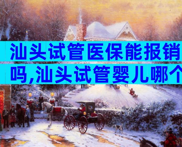 汕头试管医保能报销吗,汕头试管婴儿哪个医院好