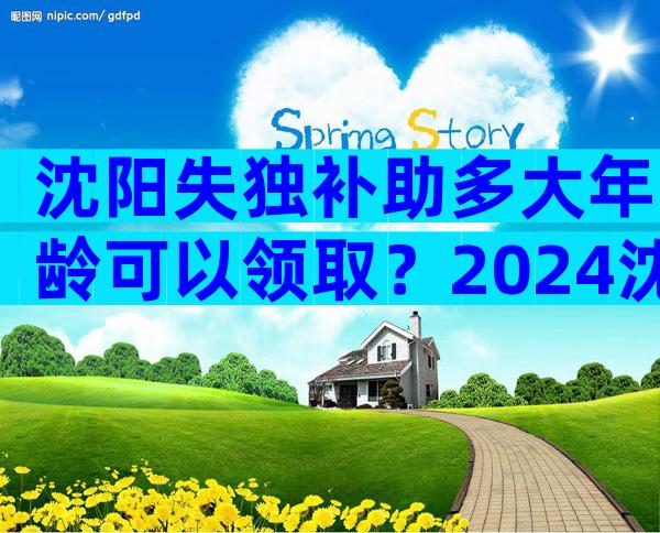 沈阳失独补助多大年龄可以领取？2024沈阳失独补贴新消息