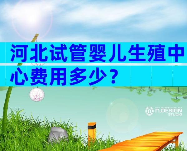 河北试管婴儿生殖中心费用多少？